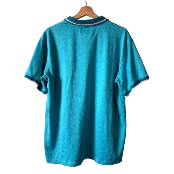 Urban Outfitters Reggie Soccer Jersey Tee Size M Teal blue - Picture 4 of 10